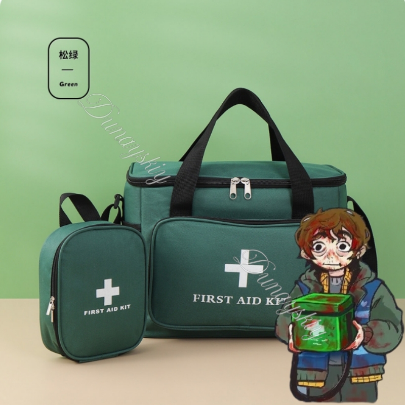 First Aid Kit - Zielona torba na apteczkę pierwszej pomocy,