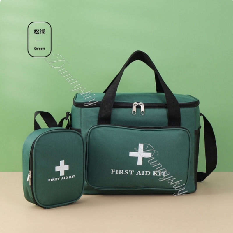 Zielona torba na apteczkę pier – First Aid Kit recenzja i cena